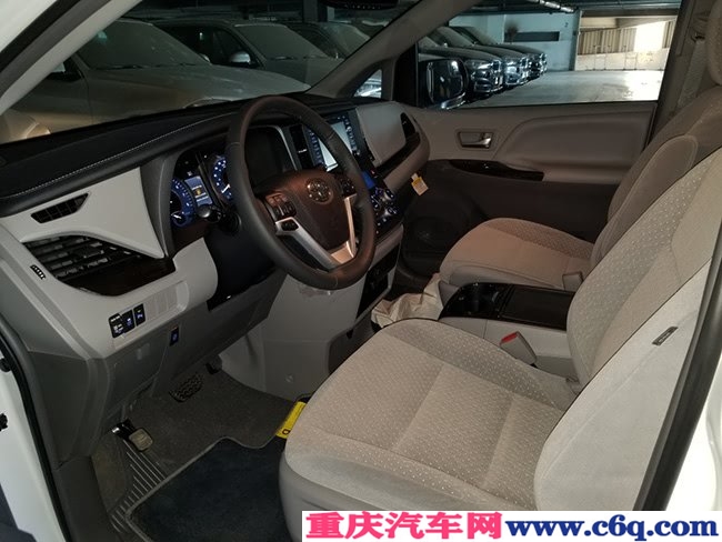 2019款丰田塞纳3.5L两驱版XLE 17轮/双电动门现车41万